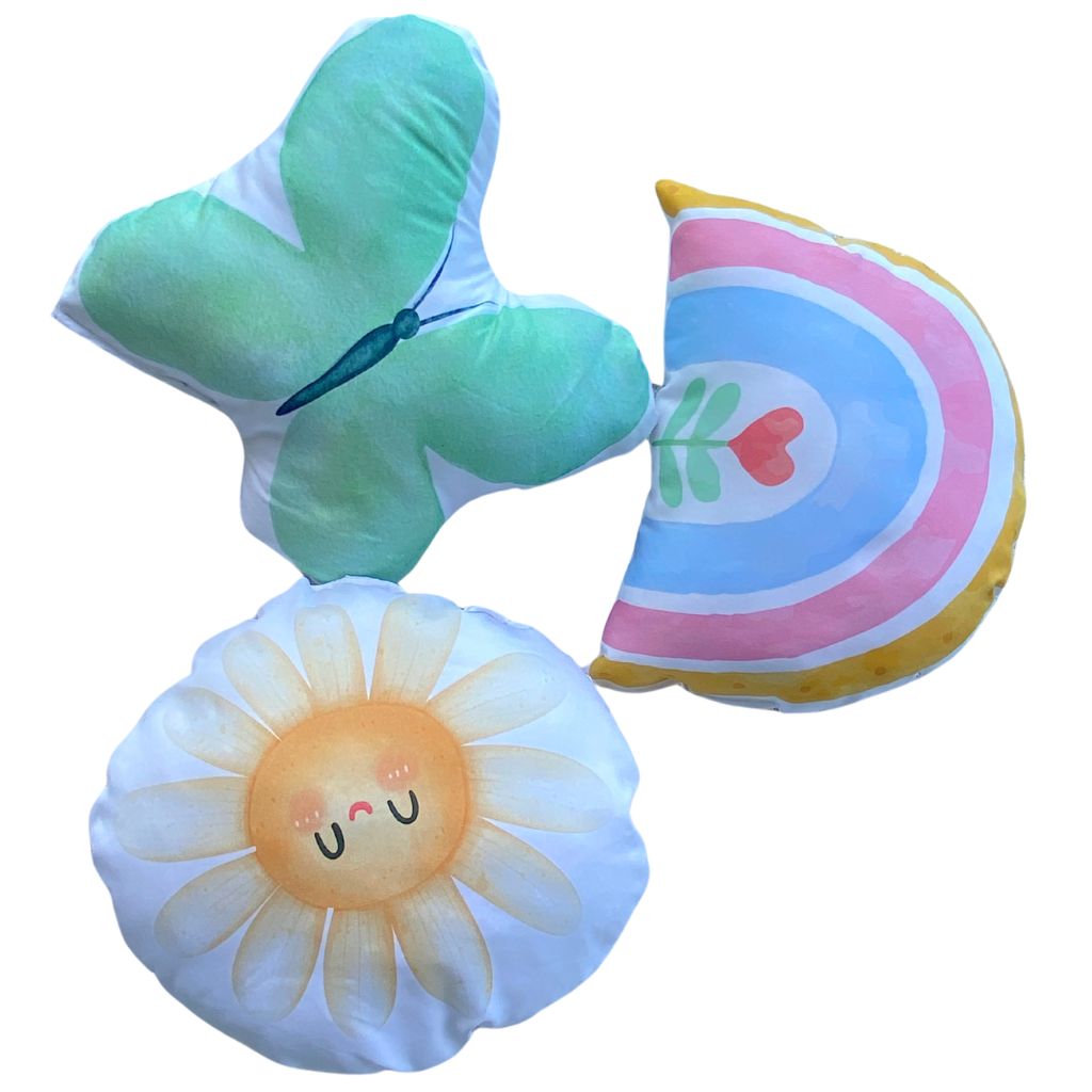 kit almofadas infantis Jardim Iris