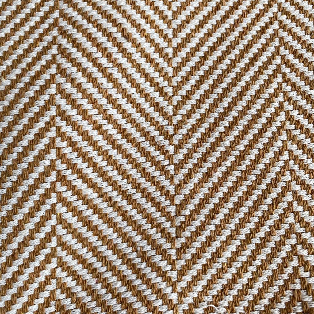 MANTA AZALEIA CRU/CAFE 1.20X1.80-CM