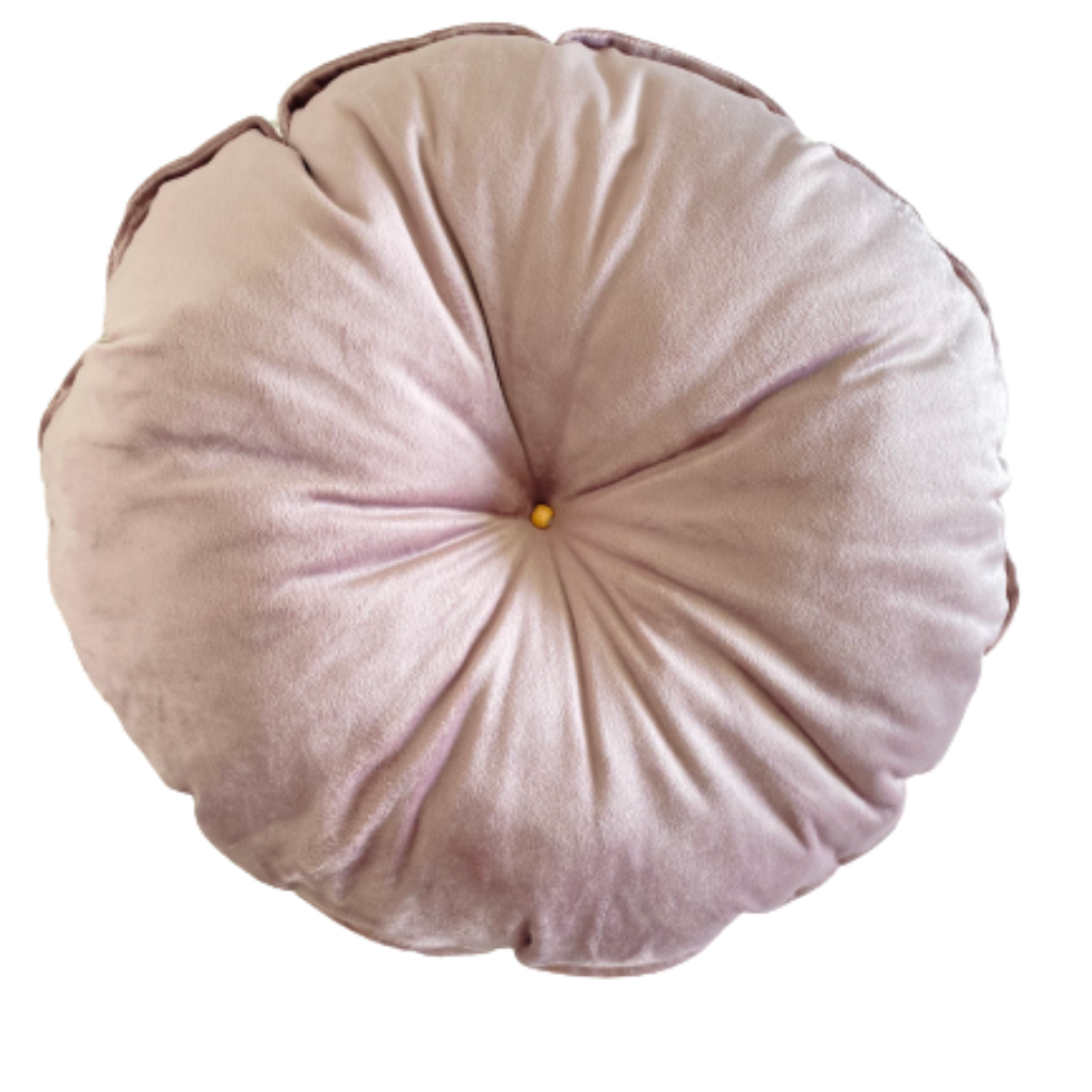 Almofada em veludo flower 40cm com enchimento