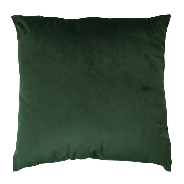 Capa de almofada veludo verde musgo 45x45