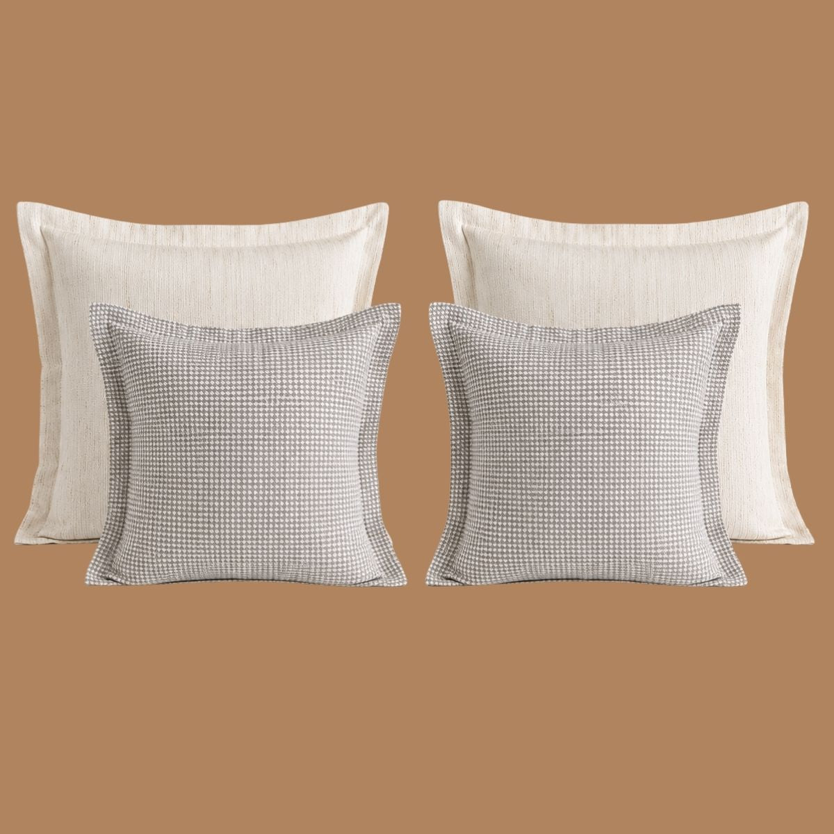 Kit 4 Capas de Almofadas Decorativas Elegânci