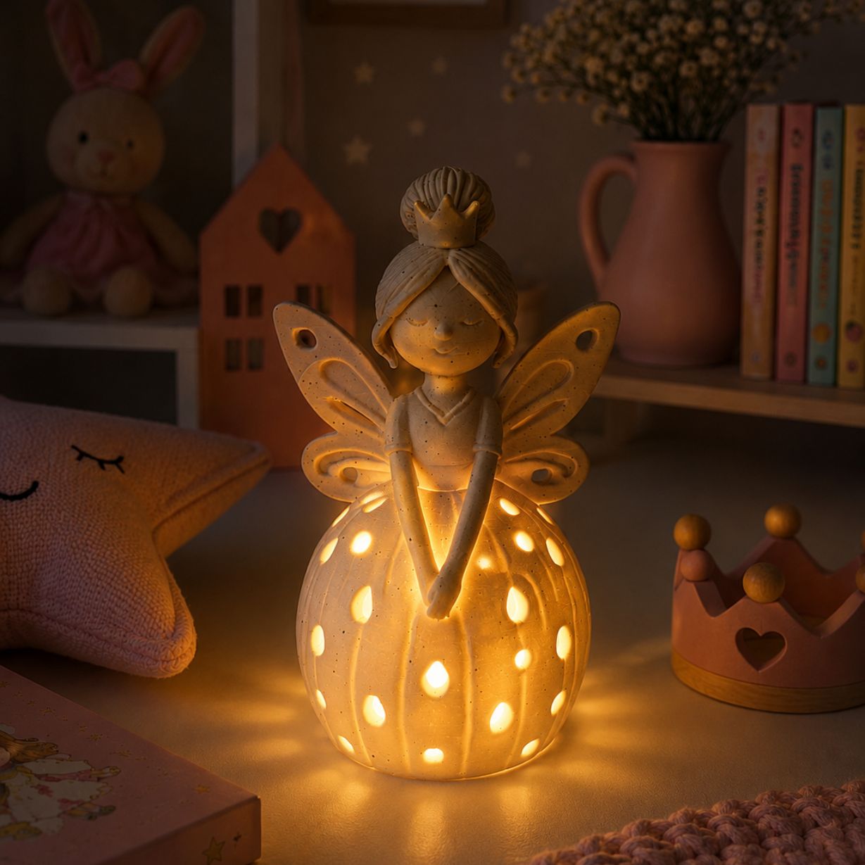 Fada Luminária Infantil