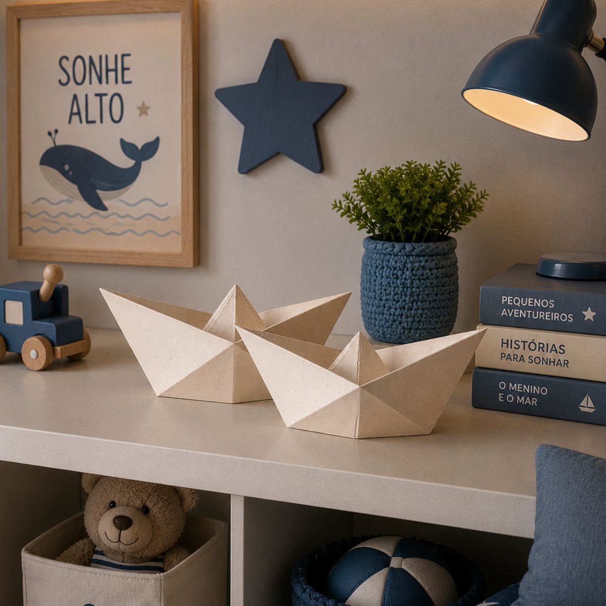 KIT BARCO ORIGAMI MINIMALISTA